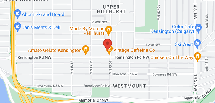 map of 306 119 19 Street NW